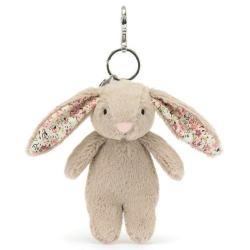 Porte Clés Lapin Beige Bashful Blossom