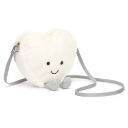Sac à Main Coeur Blanc Amuseable