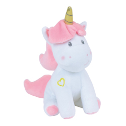 Peluche Hochet Licorne 18 cm
