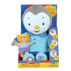 Peluche Interactive Tchoupi - Raconte Moi une Histoire - 30 cm