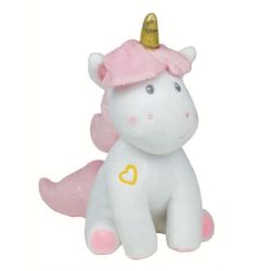 Peluche Licorne Rose - 18 cm