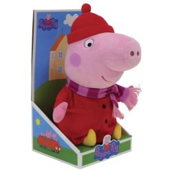 Peluche Peppa Pig Hiver - 25 cm