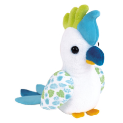 Peluche Sonore Cacatoes 15 cm