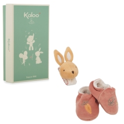 Coffret Chaussons et Bracelet Lapin Grelot Petites Chansons