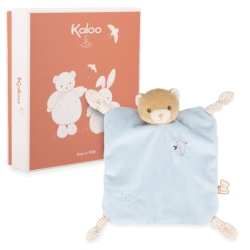 Doudou Ours Bleu Intemporel