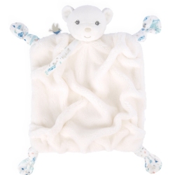 Doudou Ourson Ivoire Plume 20 cm
