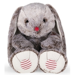 Peluche Lapin Léo Rouge Prestige XL - 55 cm