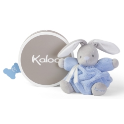 Peluche Lapin Patapouf Bleu Plume Small - 20 cm