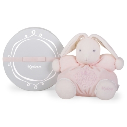 Peluche Lapin Patapouf Rose Perle - 25 cm