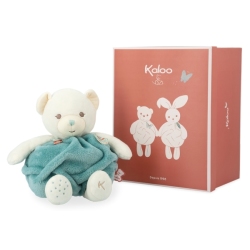 Peluche Ourson Bulle Amour Vert Plume - 30 cm