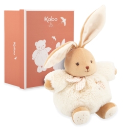 Peluche Patapouf Lapin Crème Intemporel - 17 cm