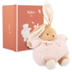 Peluche Patapouf Lapin Rose - 25 cm