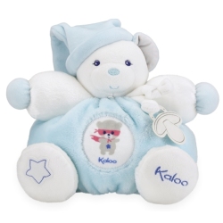 Peluche Patapouf Ourson Aqua Médium Imagine