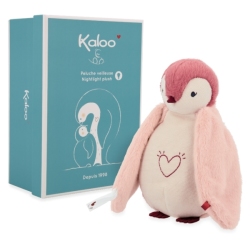 Peluche Veilleuse Manchot Rose Complices