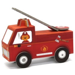 Jouet à Plier Camion Pompiers