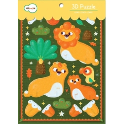 Puzzle 3D les Lions - 15 pièces