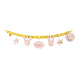 Guirlande Lapin Rose Foret Magique