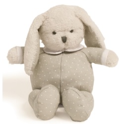 Peluche Lapin Gris Grelot - 20 cm