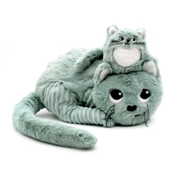 Peluche Chat Maman et Bebe Miaou Ptipotos
