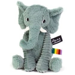 Peluche Eléphant Dimoitou Vert Les Ptipotos