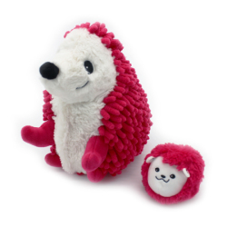 Peluche Herisson Betterave Maman et Bebe Piktou Ptipotos