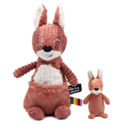 Peluche Kangourou Allezou Maman et Bebe Terracotta Ptipotos