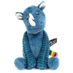 Peluche Rhino Grosbisou Bleu Ptipotos