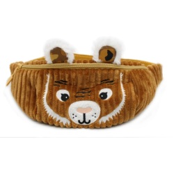 Sac Banane Velours Tigre Spéculos