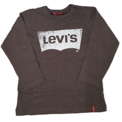 Tee-Shirt Batlong Manches Longues Marron - 6 ans