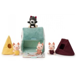 Maisons du Loup et les 3 petits cochons