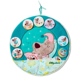 Panneau Je Raconte ma Journée Ours César