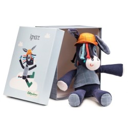 Peluche câline âne Ignace