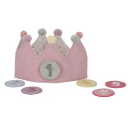 Couronne d’anniversaire avec chiffres Rose