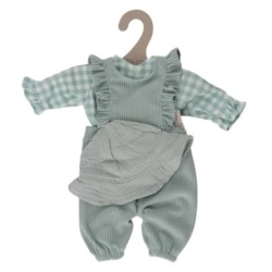 Ensemble Salopette Vert pour Poupée