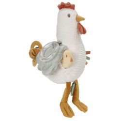 Peluche Activité Poule Little Farm - 25 cm