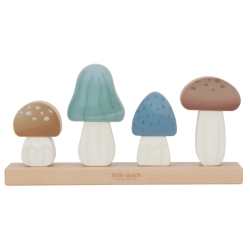 Puzzle Champignon à empiler en bois Forest Friends