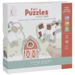 Puzzle 6 en 1 Little Farm