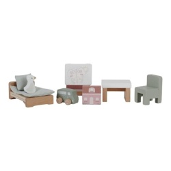 Set de 9 pièces Chambre Enfant pour Maison de Poupée