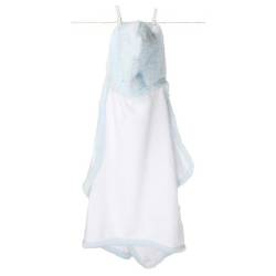 Cape de Bain Bleu Chenille