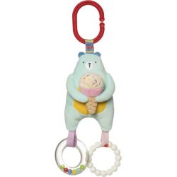 Peluche Activité Ours Anneau Dentition
