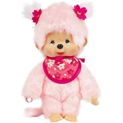 Peluche Monchhichi Pink Sakura Girl - 20 cm