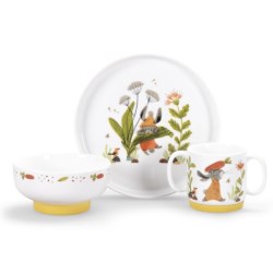 Coffret Repas Porcelaine Trois Petits Lapins