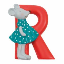 Lettre Alphabet R Rouge La Grande Famille