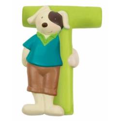 Lettre Alphabet T Vert