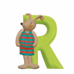Lettre Alphabet R Vert La Grande Famille