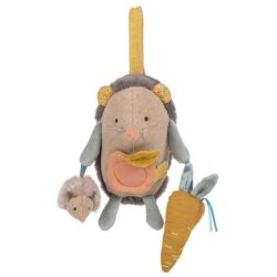 Peluche Activité Hérisson à Suspendre Trois Petits Lapins