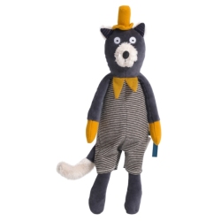 Peluche Chat Alphonse Les Moustaches - 39 cm