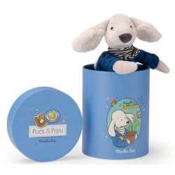 Peluche Chien Pilou - 30 cm