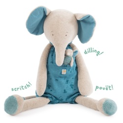 grande peluche elephant 1m