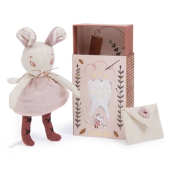 Peluche Souris Dent de Lait Après la Pluie